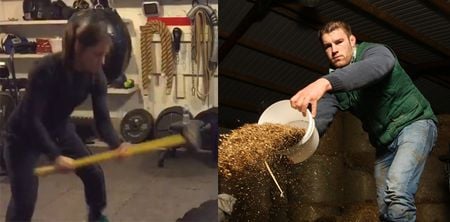 WATCH: Sean O’Brien spots agricultural opportunity in Katie Taylor’s impressive training routine