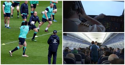 WATCH: Irish rugby fans loved the Aer Lingus captain’s very clever announcement on the flight to Edinburgh