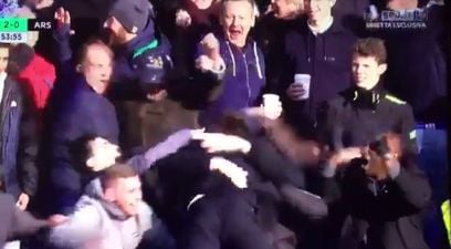 Legendary Antonio Conte ‘stage-dives’ into the Chelsea crowd