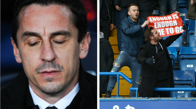 Arsenal fan branded ‘idiot’ by Gary Neville hits back at pundit