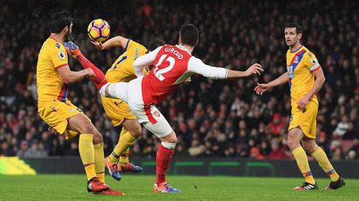 Arsenal fans go into meltdown as Olivier Giroud misses out on Goal of the Month