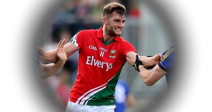 Mayo sport new away jersey against Kerry and it is fecking delicious