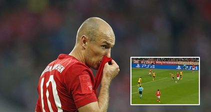 One Arsenal player gets the blame as Arjen Robben scores the most Arjen Robben goal possible