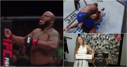 Derrick Lewis brings up Ronda Rousey just moments after knocking her boyfriend unconscious