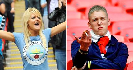 Manchester United fans are upset because they claim City supporters have stolen their song