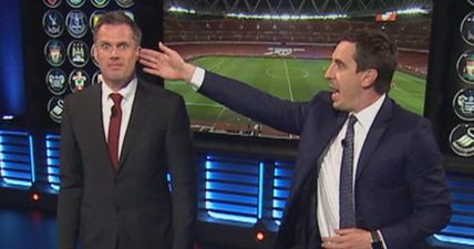 Gary Neville digs up old Jamie Carragher tweets after copping flak for accepting praise