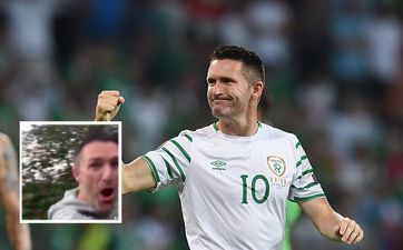 WATCH: Robbie Keane overcelebrates kickabout goal against his unimpressed son