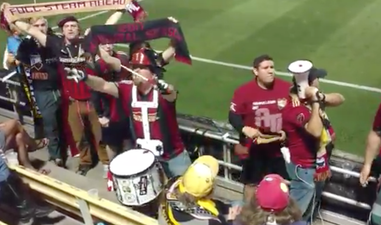 Fans of new Major League Soccer team show off earbleedingly-bad chant