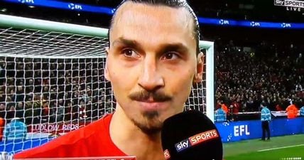 WATCH: Zlatan Ibrahimovic was utterly selfless in his post-match interview