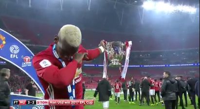 Paul Pogba pissed off so many people with how he celebrated EFL Cup win