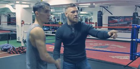 Conor McGregor and Floyd Mayweather dip into each other’s worlds to get ready