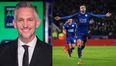 Gary Lineker’s sense of humour is still intact as he reacts to Leicester’s opener