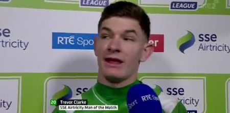 WATCH: Shamrock Rovers’ MOTM swears live on RTE after picking up award for Bohemians victory