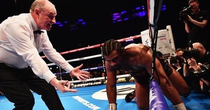 WATCH: David Haye saved by corner late on as Tony Bellew’s hand is raised in London