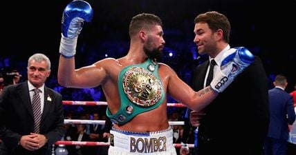 Tony Bellew denies he’s homophobic as picture emerges of him posing in front of offensive flag