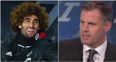 Marouane Fellaini lashes out at “world champion leg breaker” Jamie Carragher