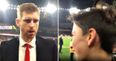 Young Arsenal fan embarrasses Per Mertesacker with oldest trick in the book – and he doesn’t react well