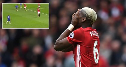 This one action sums up how terrible Paul Pogba was against Chelsea