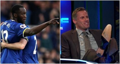 Jamie Carragher can’t resist a joke as Romelu Lukaku rejects new Everton contract