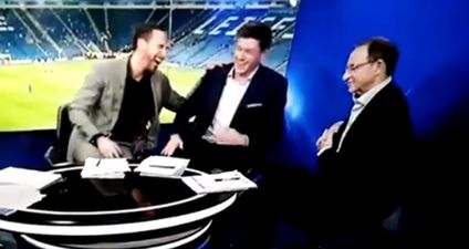 WATCH: Rio Ferdinand blatantly lies… Steven Gerrard calls him on his bullshit