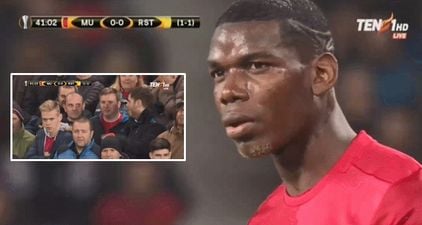 You can’t blame some Manchester United fans for their reaction to this Paul Pogba free-kick