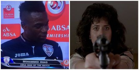 WATCH: Worst possible Man of the Match interview spells trouble for this guy’s marriage