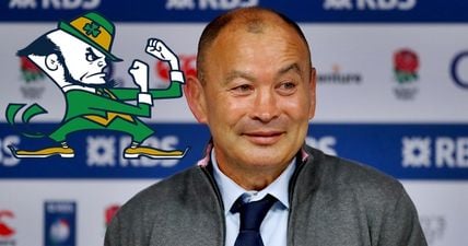 Eddie Jones couldn’t resist a Leprechaun remark at the end of his press conference