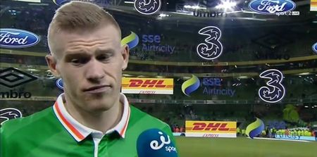 WATCH: James McClean sums up the mood of the nation