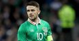 Robbie Brady’s reaction to receiving his man of the match award says it all