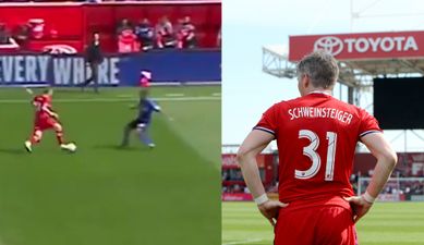 Bastian Schweinsteiger completely embarrassed a Montreal defender on his MLS debut