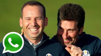 The inspirational text Jose Maria Olazabal sent to US Masters champ Sergio Garcia