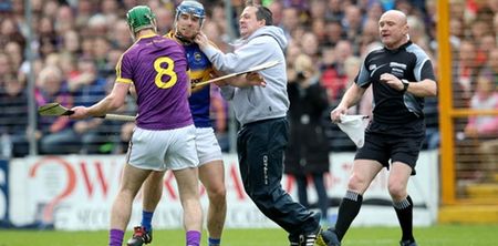 WATCH: Davy Fitzgerald introduces a couple of Tipp players to his shoulders