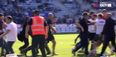 Lyon players attacked by rival fans as Ligue 1 match delayed