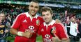 Two different, very Irish reactions to Leigh Halfpenny beating Simon Zebo to the Lions