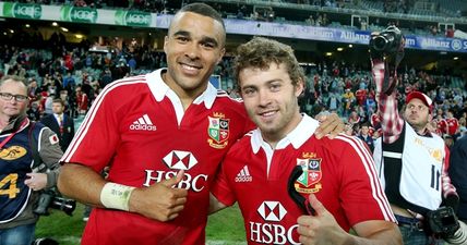 Two different, very Irish reactions to Leigh Halfpenny beating Simon Zebo to the Lions