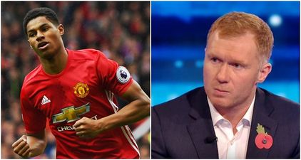 Paul Scholes names the players Marcus Rashford could become as good as