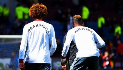 Manchester United players mocked for shirt gesture to injured Ibrahimovic and Rojo