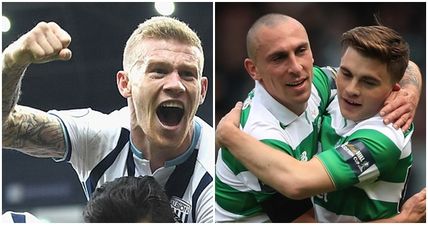 James McClean celebrated his birthday the best way… watching Celtic beat Rangers