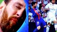 WATCH: Lionel Messi is left dripping with blood after Marcelo challenge