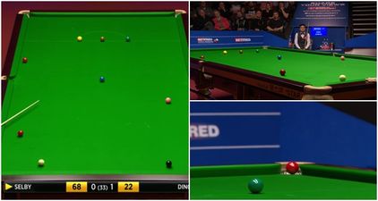 There’s been another contender for the best shot of the World Snooker Championship