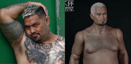 UFC star Mark Hunt took serious offence to his anatomically correct action figure