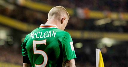 James McClean has become the role model to young players in the Irish squad