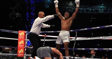 WATCH: Anthony Joshua digs bloody deep to savage Wladimir Klitschko late on