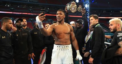 Anthony Joshua knows exactly who he wants next after downing Wladimir Klitschko