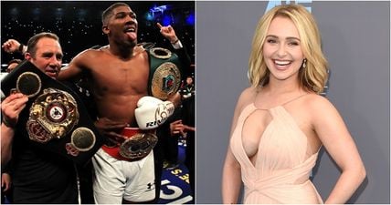 Anthony Joshua believes Hayden Panettiere is key to booking Wladimir Klitschko rematch