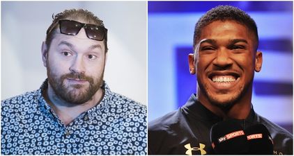 Anthony Joshua asks Tyson Fury to sign with Matchroom Boxing so that they can negotiate a fight