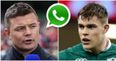 Brian O’Driscoll’s text message to Garry Ringrose shows his Lions chances aren’t dead yet