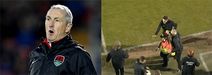 WATCH: Security intervene as Cork City boss John Caulfield loses his temper on the sideline