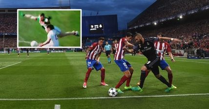 WATCH: Karim Benzema sends three Atletico Madrid players for a sausage supper