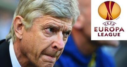 The same joke was being made as Arsenal look set for Europa League football